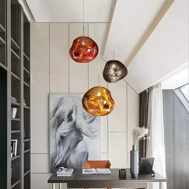 Artistic Melt Pendant Lamp – Modern Glass Ceiling Fixture