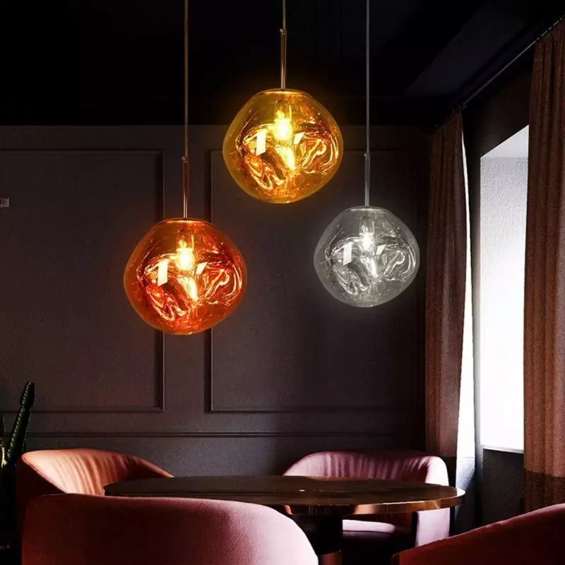 Artistic Melt Pendant Lamp – Modern Glass Ceiling Fixture