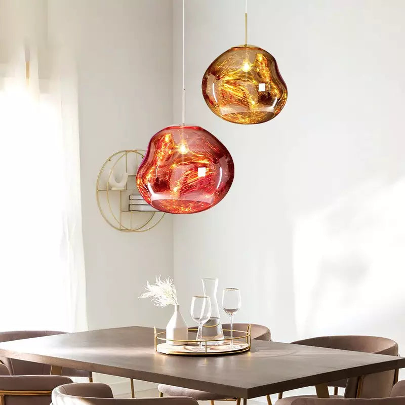 Artistic Melt Pendant Lamp – Modern Glass Ceiling Fixture