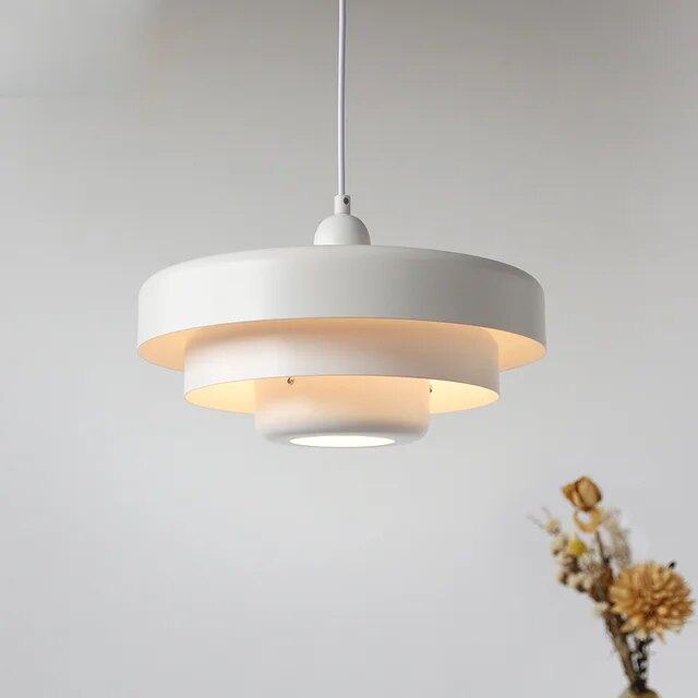Italian Modern Ceiling Light – Bauhaus Iron Pendant Lamp