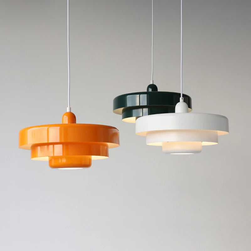 Italian Modern Ceiling Light – Bauhaus Iron Pendant Lamp