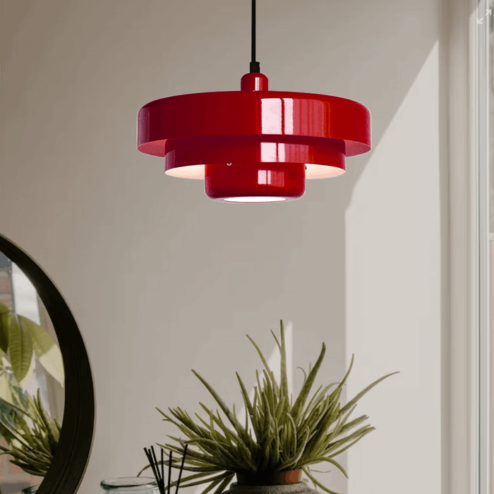 Italian Modern Ceiling Light – Bauhaus Iron Pendant Lamp