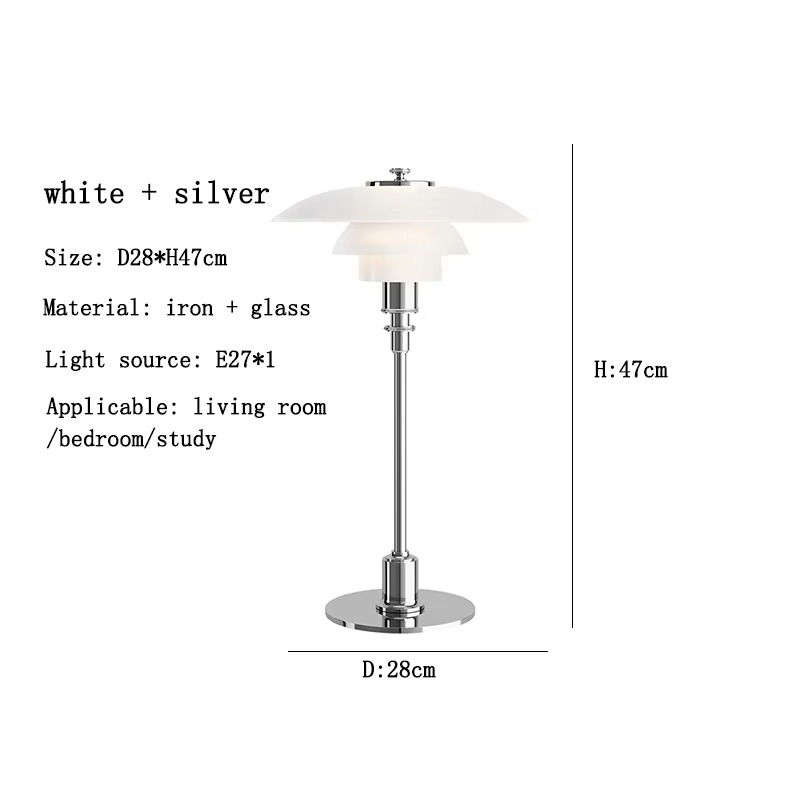 Minimalist Scandi Lamp – Iron & Glass Table Light