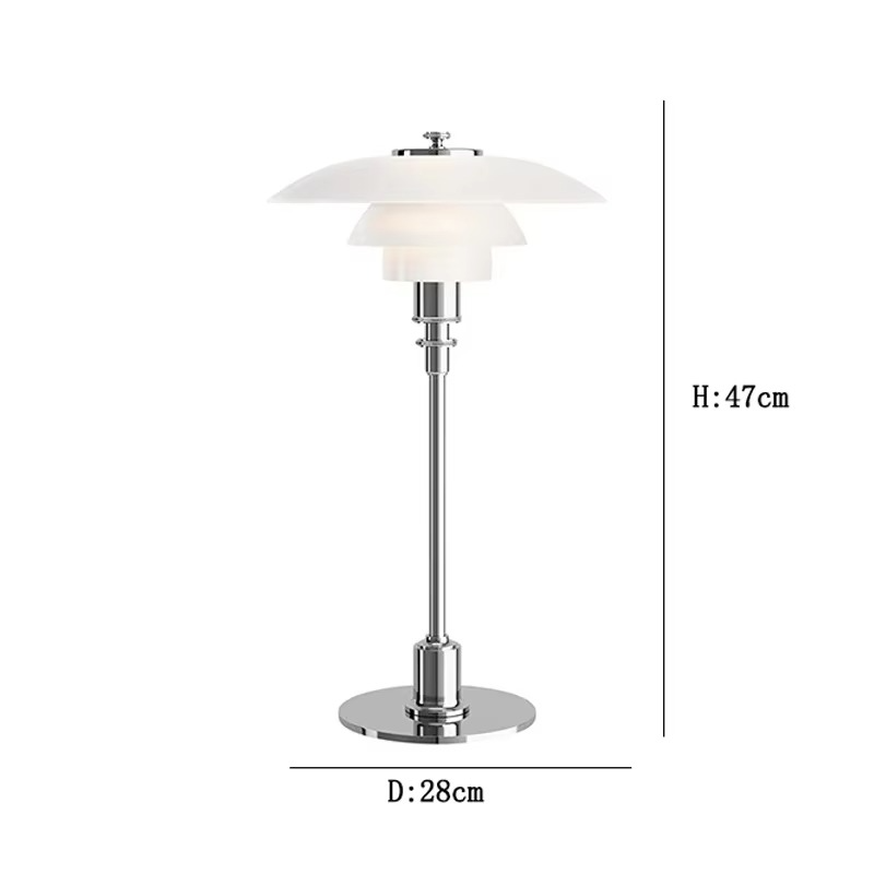 Minimalist Scandi Lamp – Iron & Glass Table Light