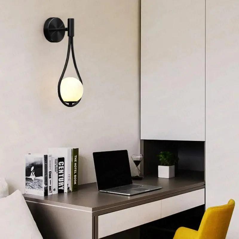 Minimalist Teardrop Wall Light – Nordic LED Accent Lamp