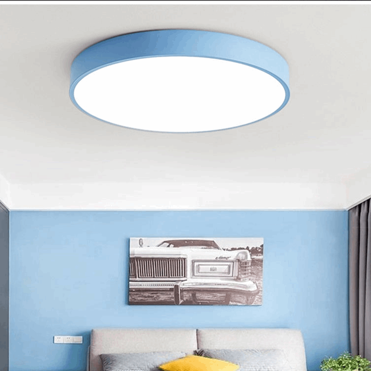 Modern Ceiling Light – Nordic Design with Wood and Acrylic