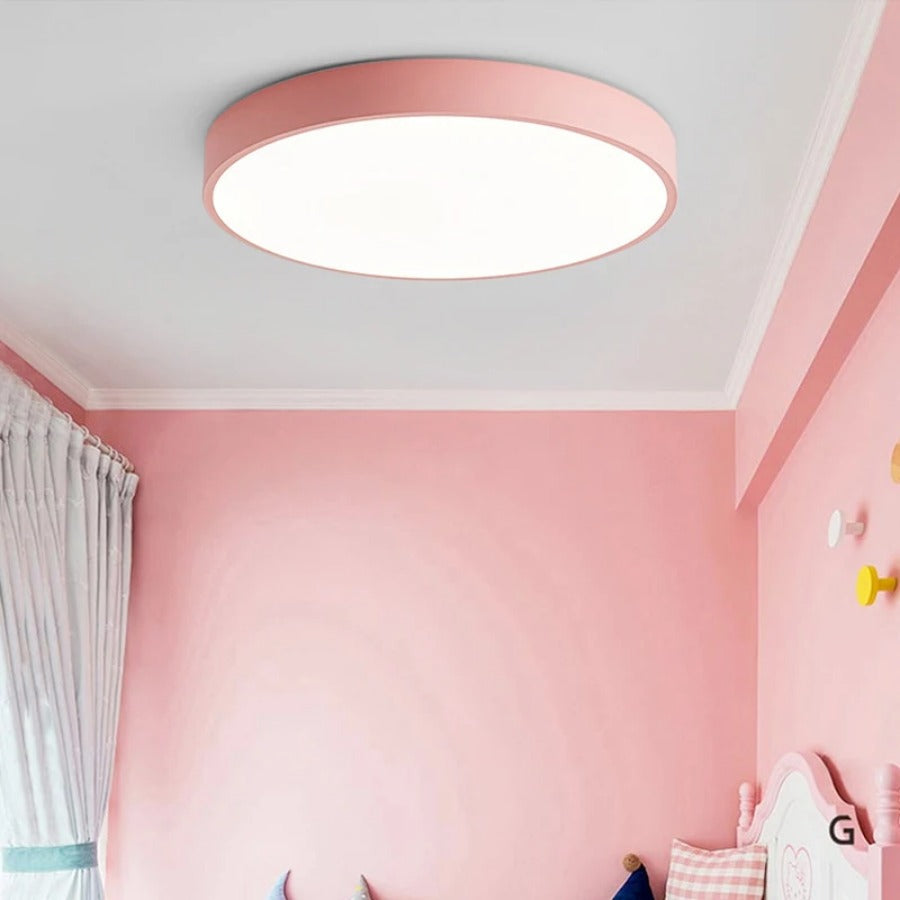 Modern Ceiling Light – Nordic Design with Wood and Acrylic