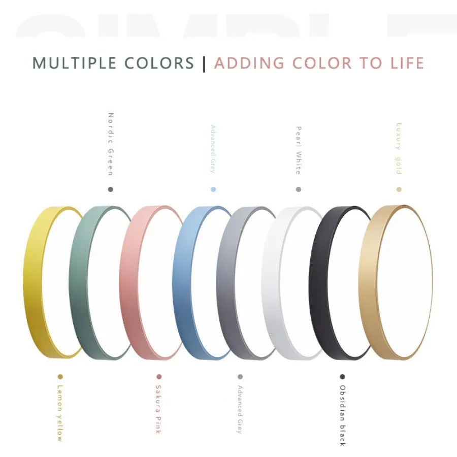 Modern Ceiling Light – Nordic Design with Wood and Acrylic