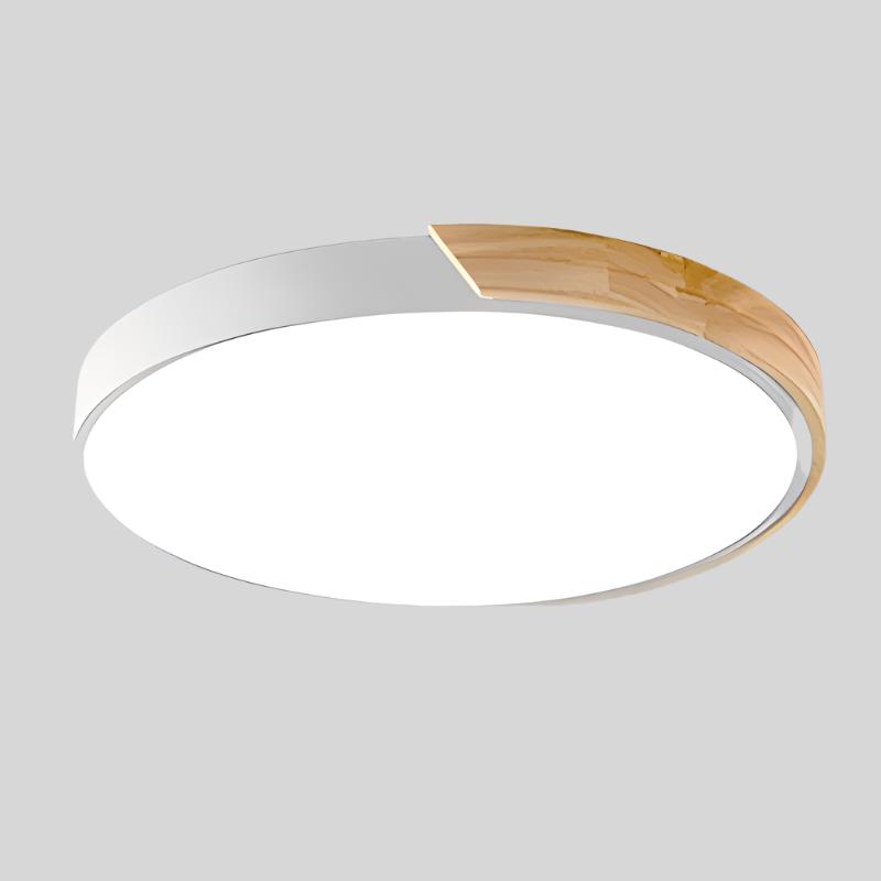 Modern Ceiling Light – Nordic Design with Wood and Acrylic