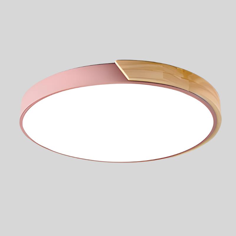 Modern Ceiling Light – Nordic Design with Wood and Acrylic