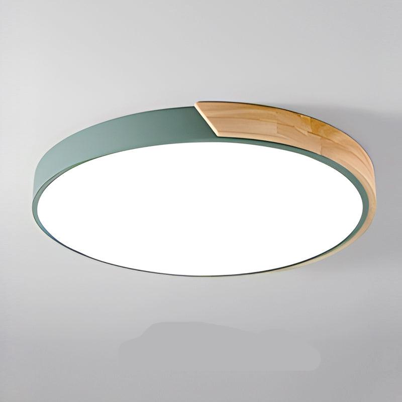 Modern Ceiling Light – Nordic Design with Wood and Acrylic