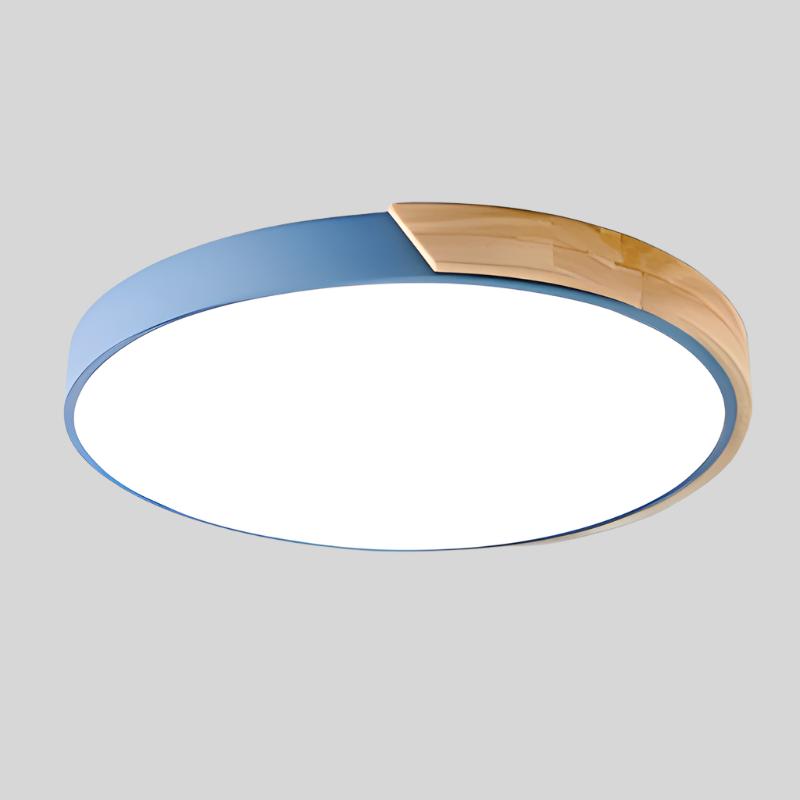 Modern Ceiling Light – Nordic Design with Wood and Acrylic