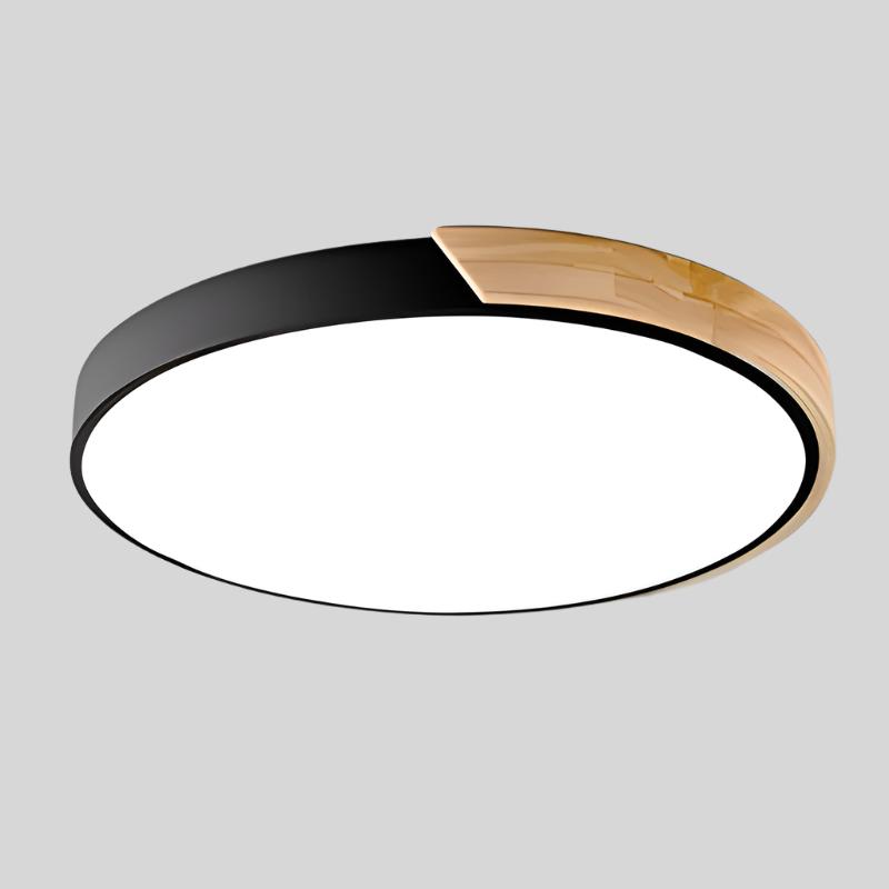 Modern Ceiling Light – Nordic Design with Wood and Acrylic