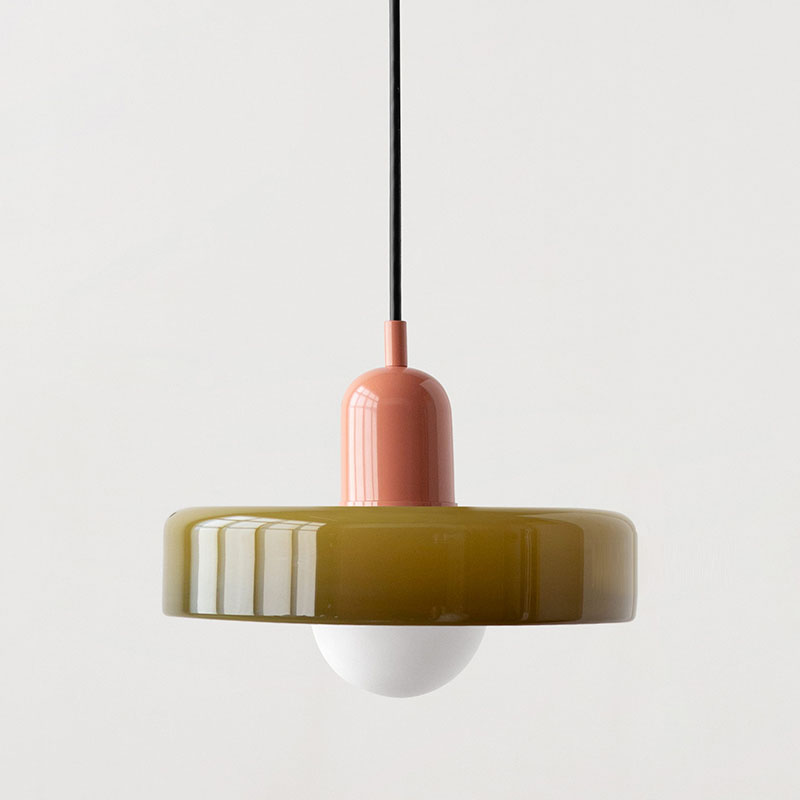 Modern Hanging Glass Ceiling Light – Adjustable Pendant Lamp