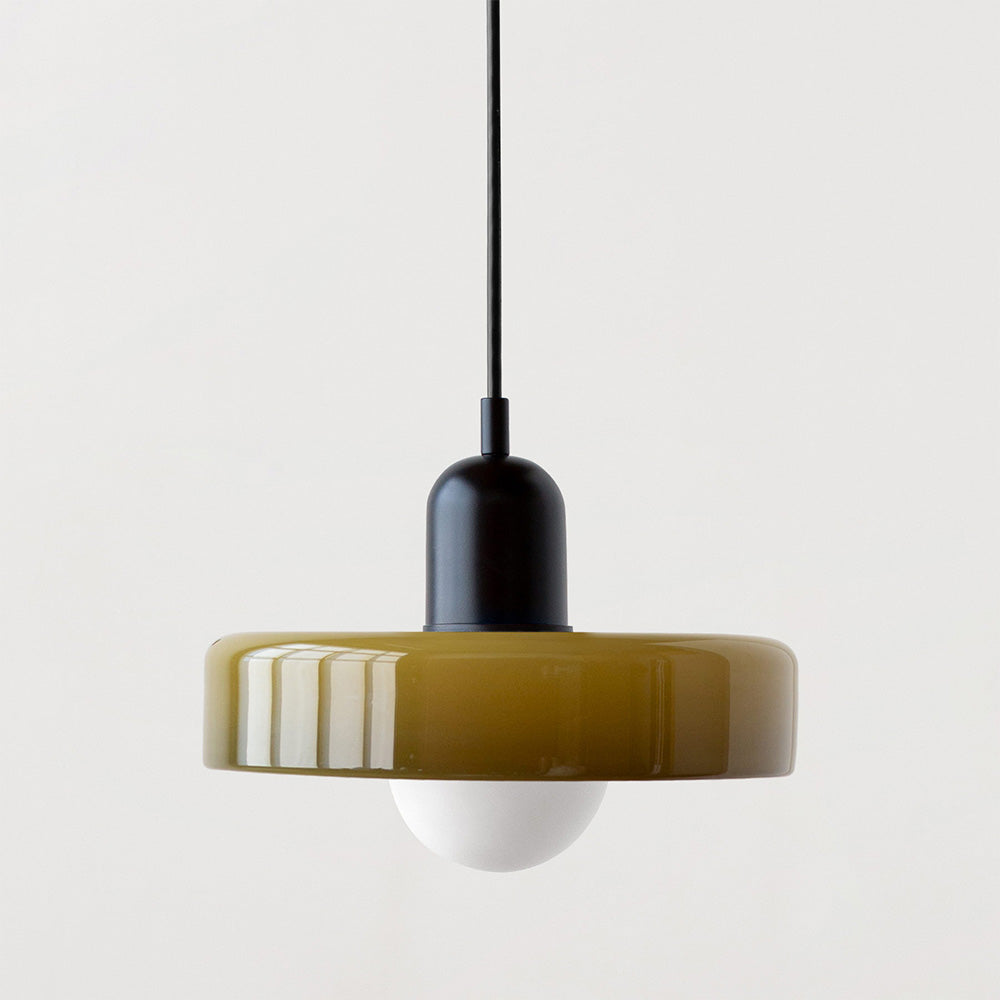 Modern Hanging Glass Ceiling Light – Adjustable Pendant Lamp
