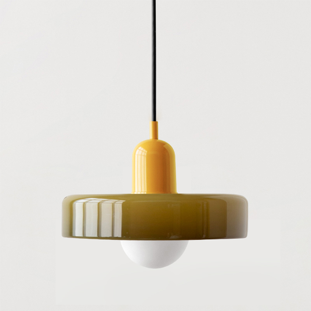 Modern Hanging Glass Ceiling Light – Adjustable Pendant Lamp