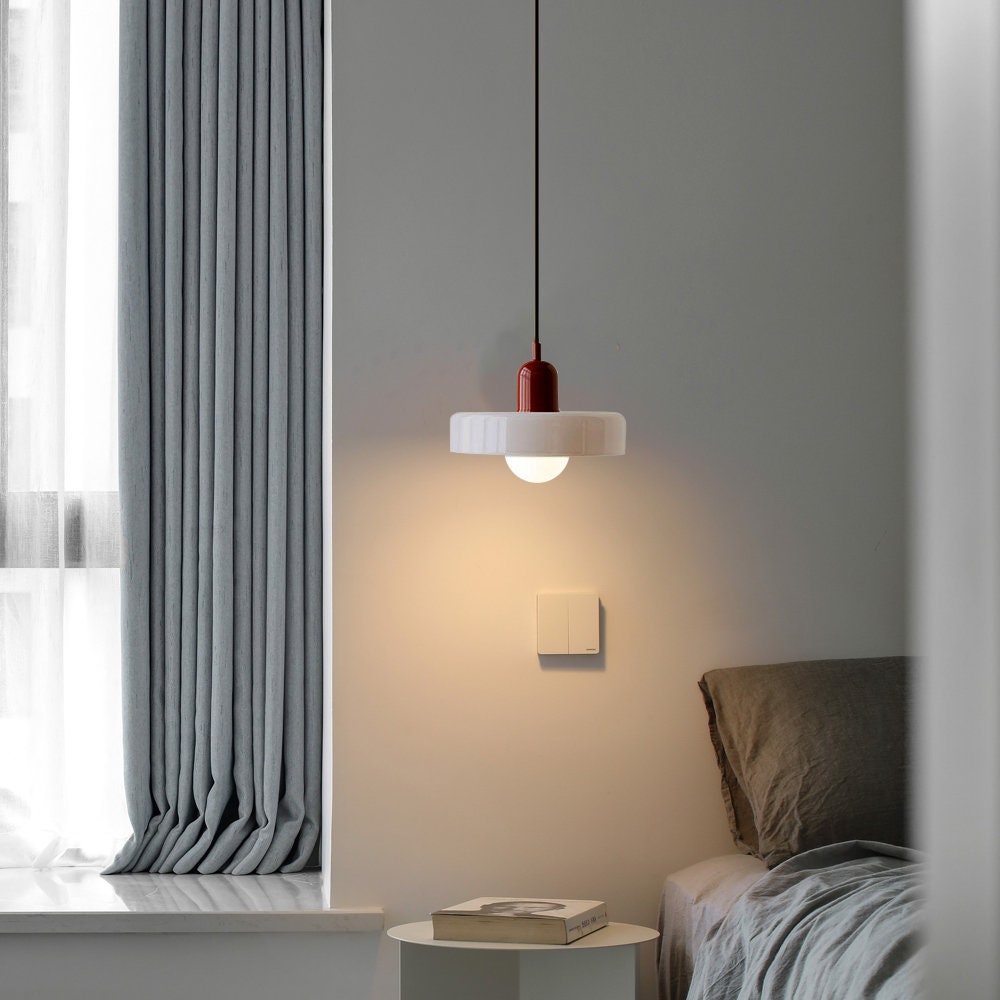 Modern Hanging Glass Ceiling Light – Adjustable Pendant Lamp