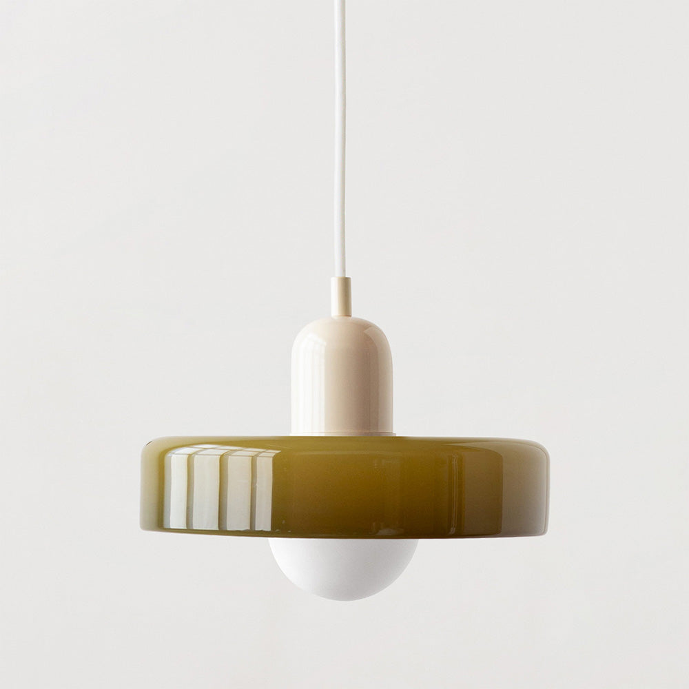 Modern Hanging Glass Ceiling Light – Adjustable Pendant Lamp