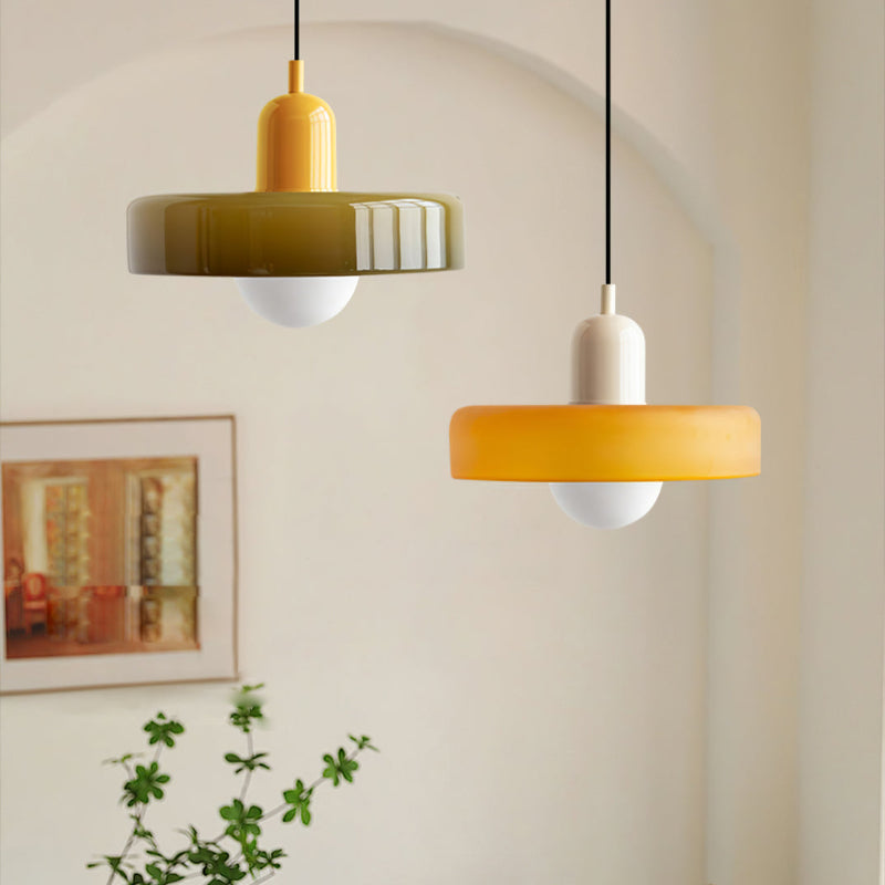 Modern Hanging Glass Ceiling Light – Adjustable Pendant Lamp