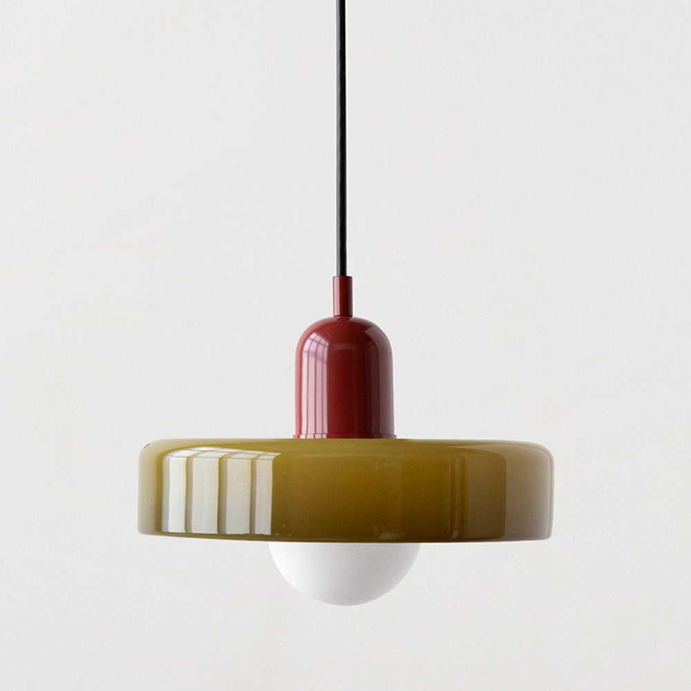 Modern Hanging Glass Ceiling Light – Adjustable Pendant Lamp