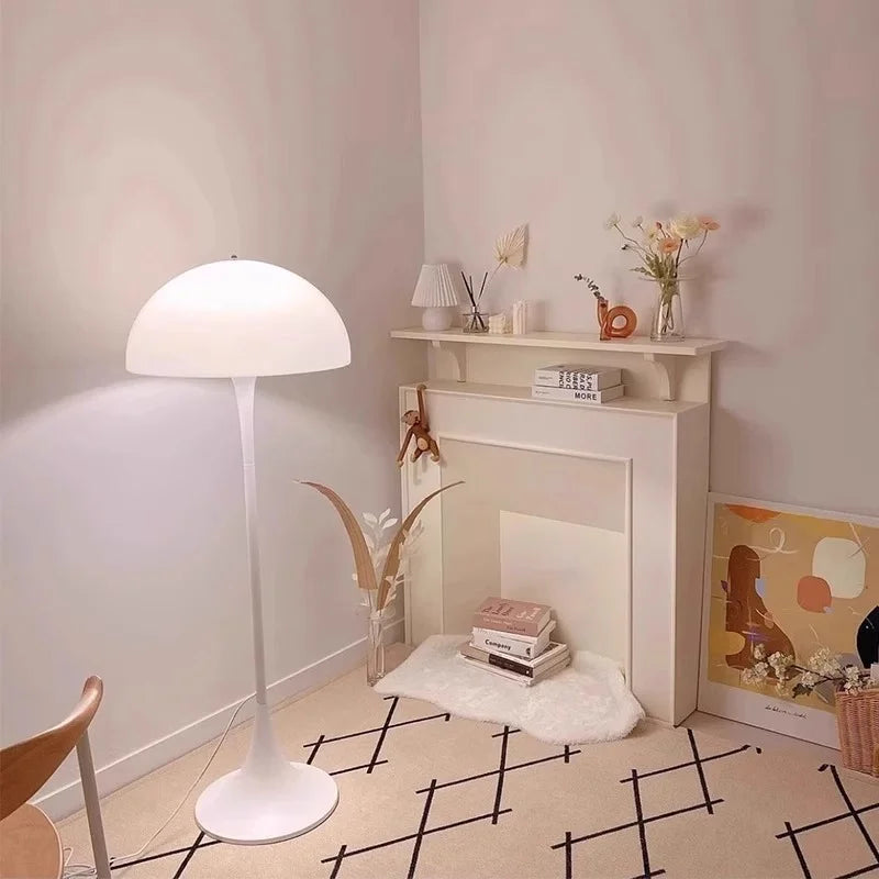 Modern Mushroom Floor Lamp – Dome Standing Light