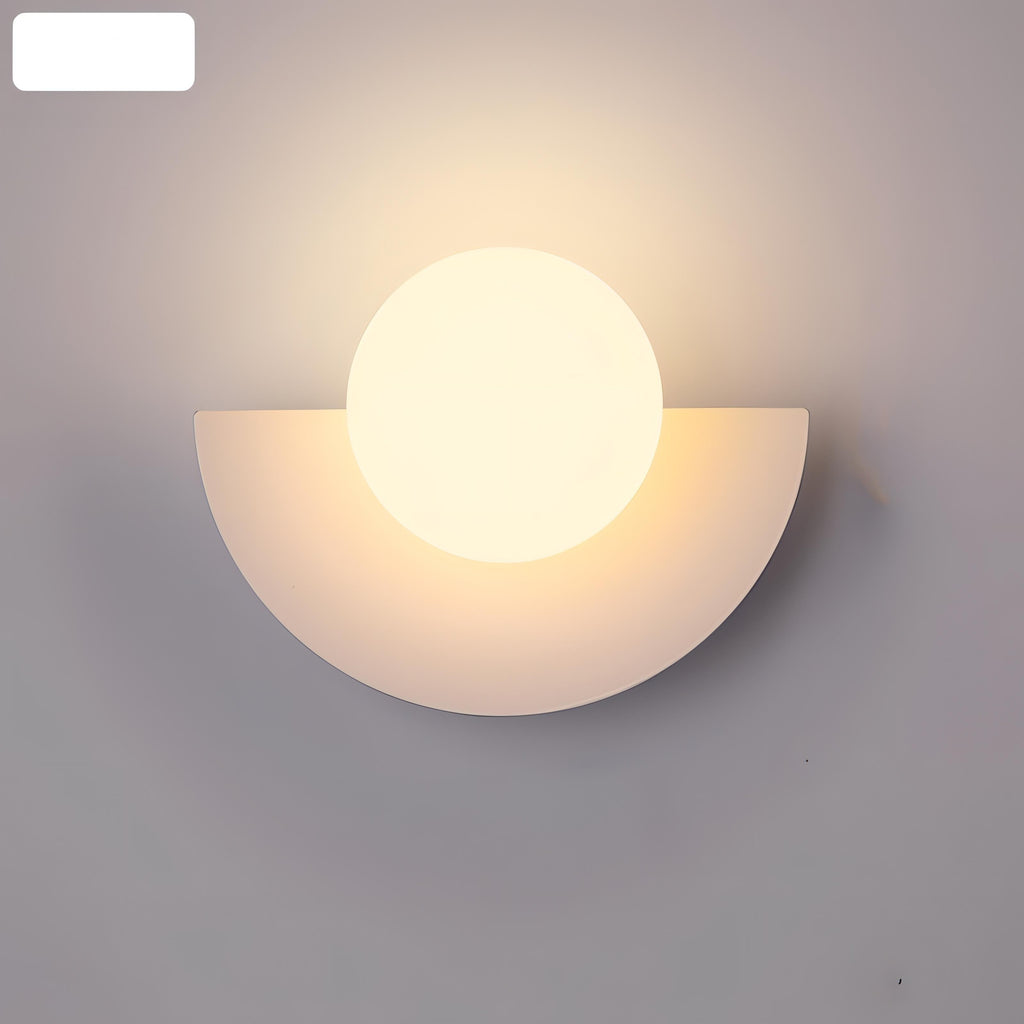 Semicircle LED Wall Light – Nordic Minimalist Accent Lighting