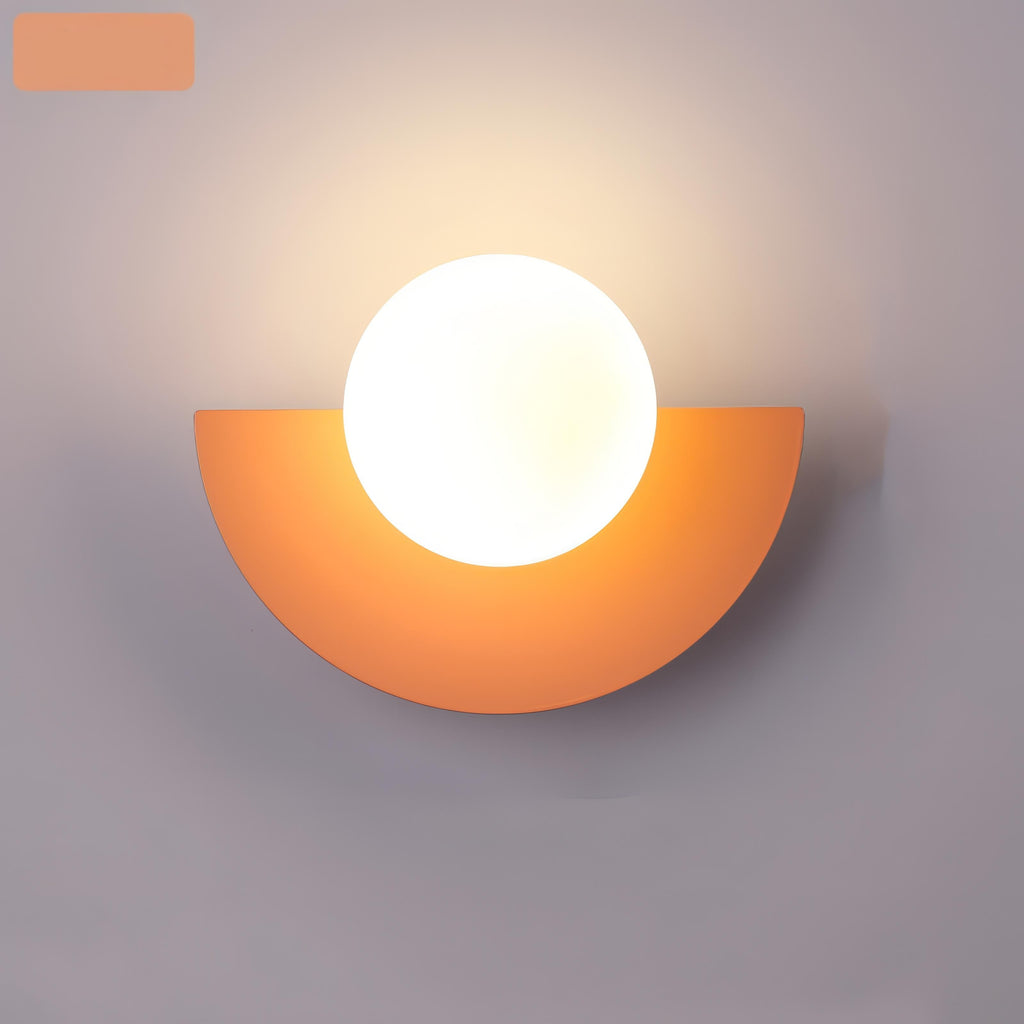 Semicircle LED Wall Light – Nordic Minimalist Accent Lighting