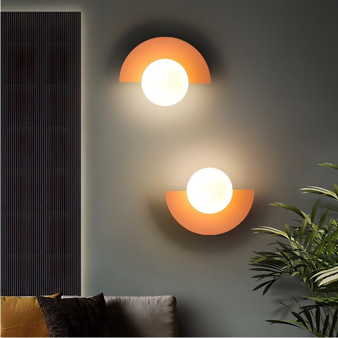 Semicircle LED Wall Light – Nordic Minimalist Accent Lighting