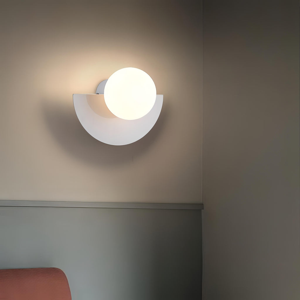 Semicircle LED Wall Light – Nordic Minimalist Accent Lighting