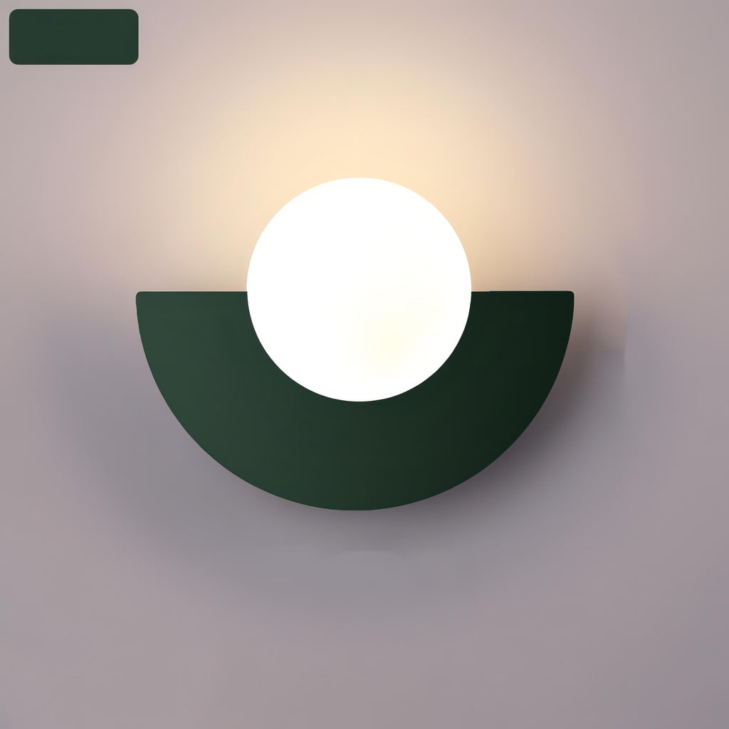 Semicircle LED Wall Light – Nordic Minimalist Accent Lighting