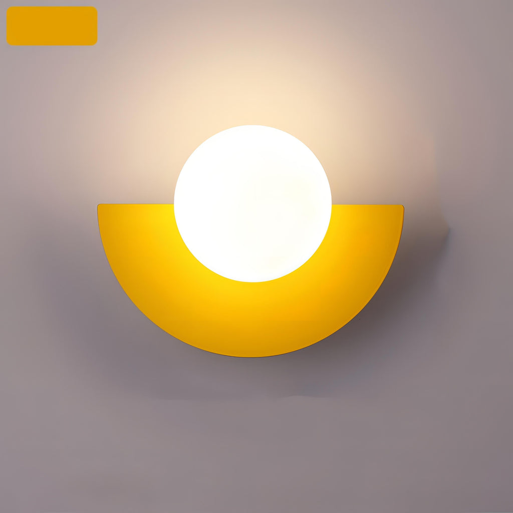 Semicircle LED Wall Light – Nordic Minimalist Accent Lighting