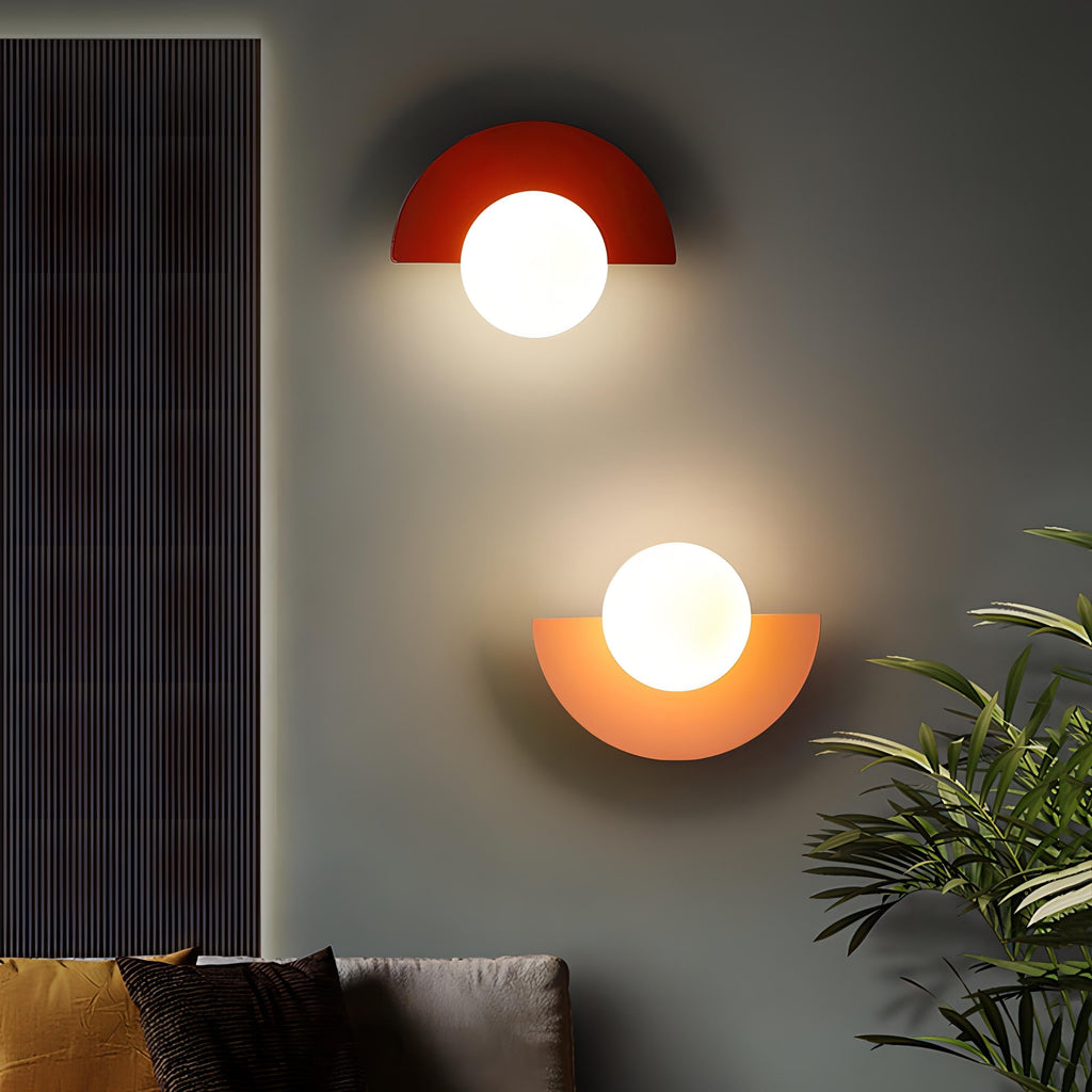 Semicircle LED Wall Light – Nordic Minimalist Accent Lighting