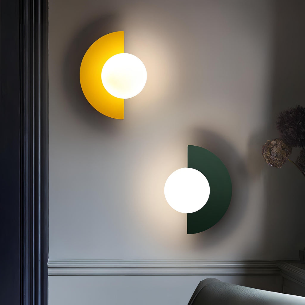 Semicircle LED Wall Light – Nordic Minimalist Accent Lighting