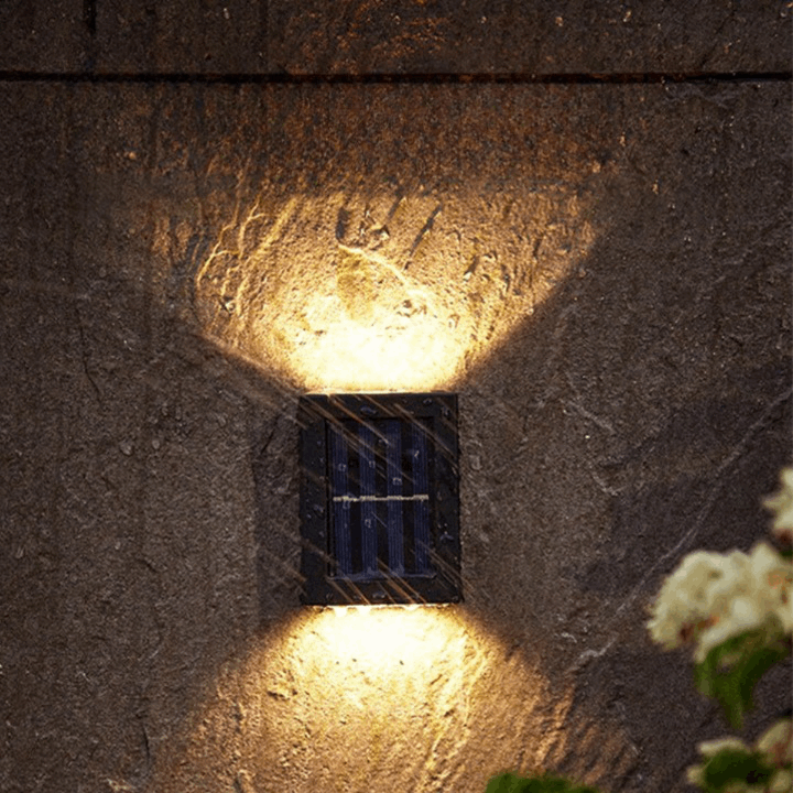 Solar Powered Garden Wall Lights – Outdoor LED Waterproof Lights